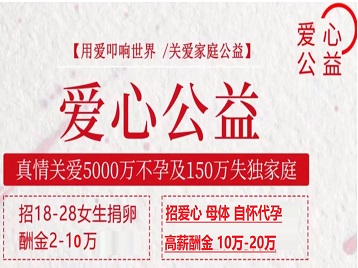 三台捐卵助孕生子 爱心志愿者招募